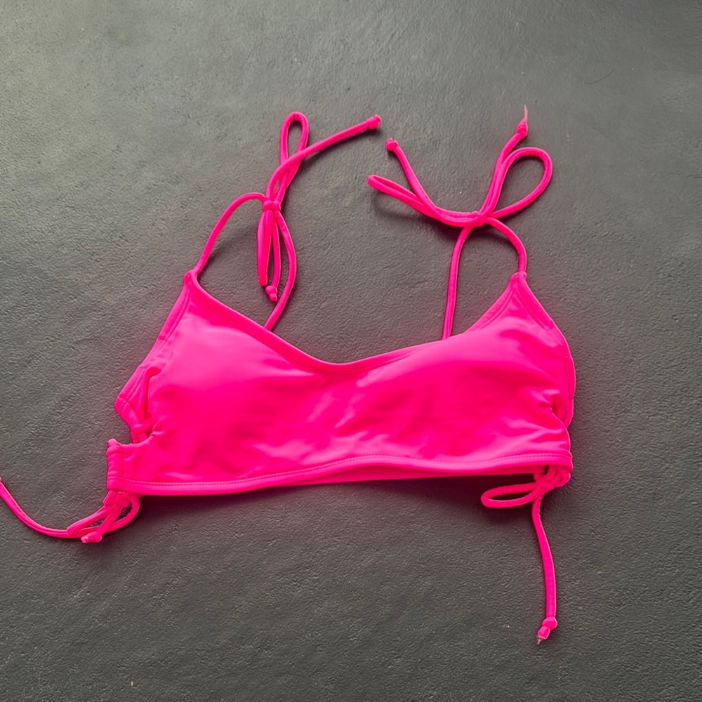 Vibrant Pink Bikini Top